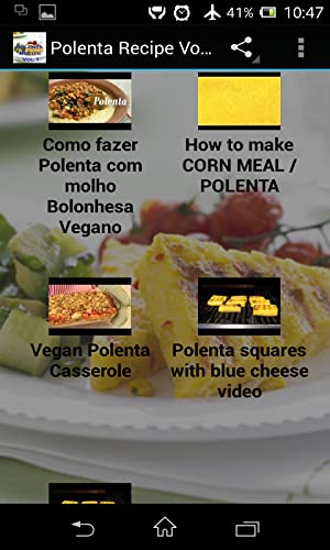 Polenta Recipes Videos Vol 1