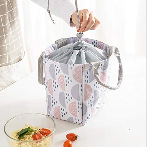 Portátil del bolso del almuerzo con aislamiento térmico 2019 Nueva caja de almuerzo de mano bolso del refrigerador Bento bolsa de envase del almuerzo Escuela de almacenamiento de alimentos Bolsas