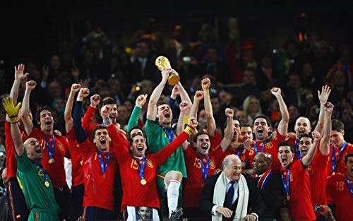 POSTER SELECCIÓN ESPAÑOLA CAMPEONES DEL MUNDO 100X70CM