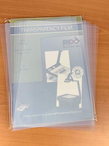 PPD Película de acetato transparente con sensor A4 X 20 hojas PPD-34-20