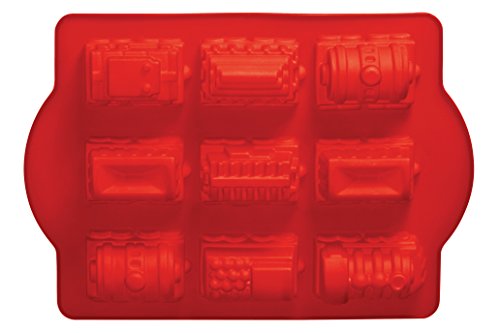 Premier Housewares - Molde para pasteles en forma de tren, color rojo