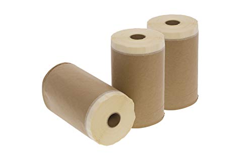 PREMIUN PROFESIONAL Rollo de cinta de pintor- carrocero + papel protector 15 cm x 45 metros (3 UD). OFERTA ESTE MES- ENVIO GRATIS 24/48 H (DIAS LABORABLES