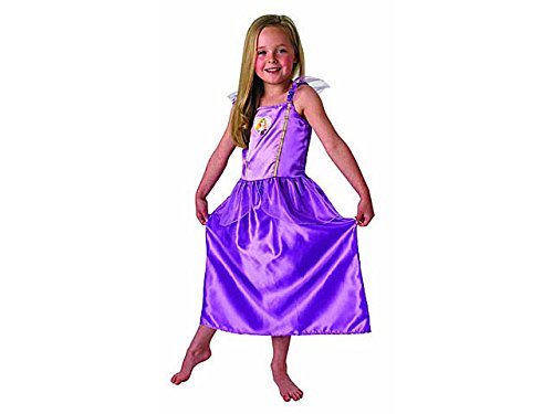 Princesas Disney - Disfraz de Rapunzel lila para niña, infantil 3-4 años (Rubie's 886512-S)