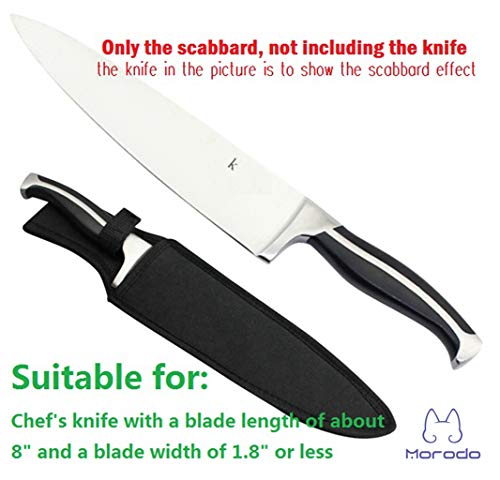 Protector de hoja para cuchillos de cocina For 7~8" Chef Knife Para cuchillo de chef de 17,8 cm a 20,3 cm.