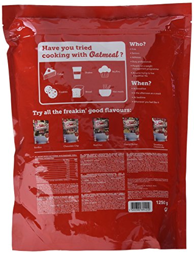 Prozis Oatmeal - Cereales Repletos de Proteínas, Hidratos de Carbono de Alta Calidad y Fibras Saciantes - Sabor Brownie de chocolate - 1250 g