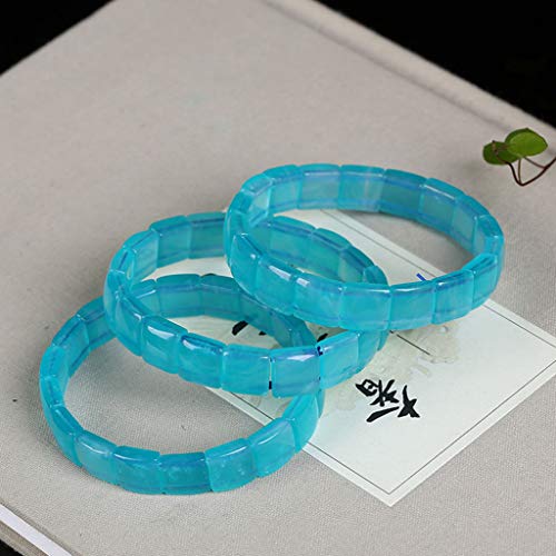 Pulseras De Cristal Tipo Hielo De Azul-Verde Cristal Modelos Femeninos Joyería De Moda