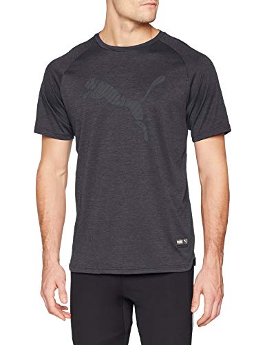 PUMA A.c.e. Heather Cat Camiseta para Hombre, Hombre, Camiseta, 516650, Puerta de Hierro Jaspeado, S