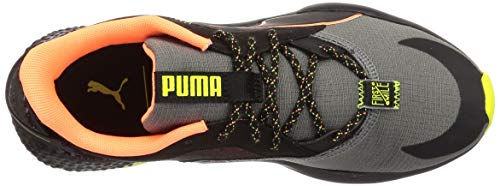 PUMA Hybrid NX Ozone FM, Zapatillas de Running para Hombre, Negro Black-Yellow Alert, 44.5 EU