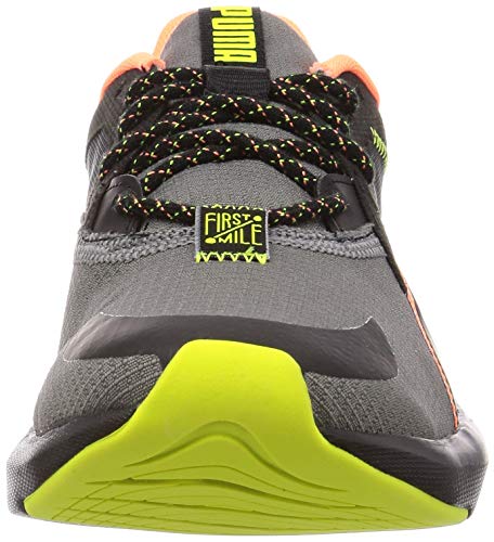 PUMA Hybrid NX Ozone FM, Zapatillas de Running para Hombre, Negro Black-Yellow Alert, 44.5 EU