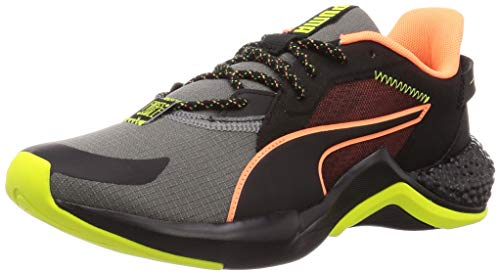 PUMA Hybrid NX Ozone FM, Zapatillas de Running para Hombre, Negro Black-Yellow Alert, 44.5 EU