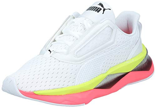 PUMA LQDCell Shatter XT Wn's Zapatillas Deportivas para Interior para Mujer,Blanco ( Puma White-Pink Alert ) , 41 EU