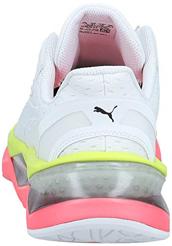 PUMA LQDCell Shatter XT Wn's Zapatillas Deportivas para Interior para Mujer,Blanco ( Puma White-Pink Alert ) , 41 EU