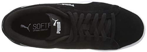 PUMA Smash v2, Zapatillas Unisex Adulto, Negro (Black White Silver), 39 EU