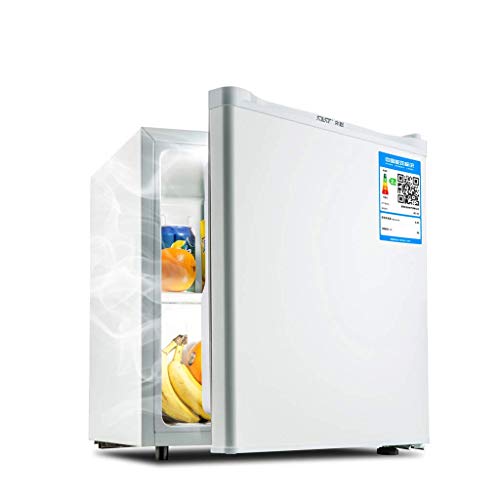 QCYSK Minirefrigerador Blanco 50L Frigorífico bajo mostrador con Compartimento Enfriador Cubierto - Máquina de Almacenamiento de Alimentos para Bebidas pequeñas para Oficina, Dormitorio o Ap