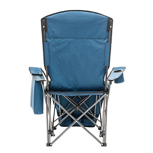 Qeedo Johnny Relax Silla para Acampada, Tumbona reclinable - Azul