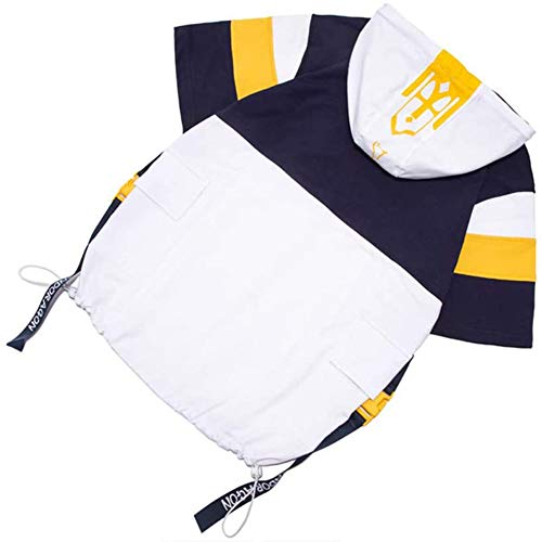 QQA Fate/Stay Night Altria Pendragon Sudadera Casual Manga Corta + Pantalones Cortos Sudadera con Capucha para Uso Diario,Blanco,XXL