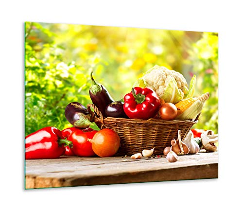 QTA | Placa protectora de 60 x 52 cm para vitrocerámica, 1 pieza, universal, para cocinas de inducción, protección contra salpicaduras, tabla de cortar y verduras
