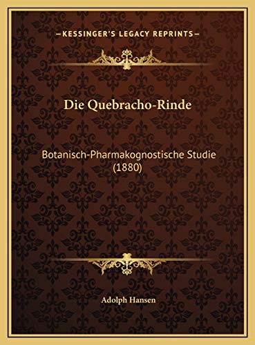 Quebracho-Rinde Die Quebracho-Rinde