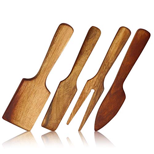 Queso ralladores Cuchillos de madera queso 4pcs madera Queso juego de cuchillos de queso máquina de cortar cortador cuchillos de madera herramientas de la cocina Kit de fabricación de queso