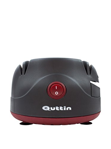 Quttin QT-760565-1 QT-760565-Afilador Eléctrico Compacto, 60w-230v/50Hz, 60 W, Acero Inoxidable