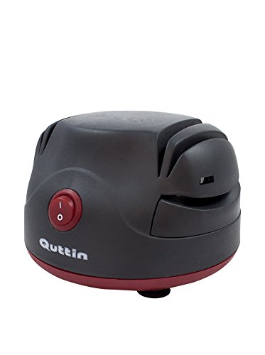 Quttin QT-760565-1 QT-760565-Afilador Eléctrico Compacto, 60w-230v/50Hz, 60 W, Acero Inoxidable