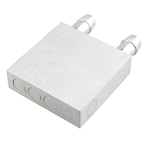 Radiador de disipador de calor refrigerado al agua 40 x 40 x 12 mm de aluminio, módulo de refrigeración líquida para CPU Semiconductor