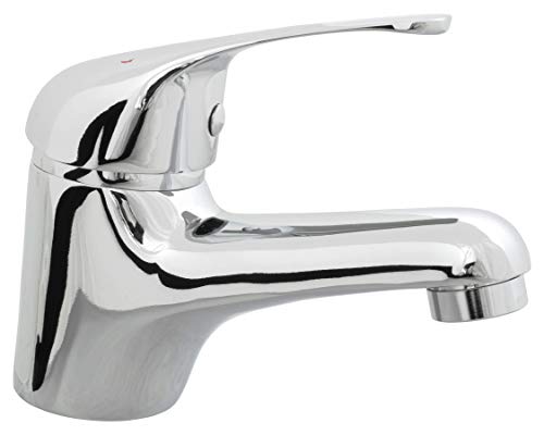 RAF - Grifo mezclador monomando de lavabo con válvula automática