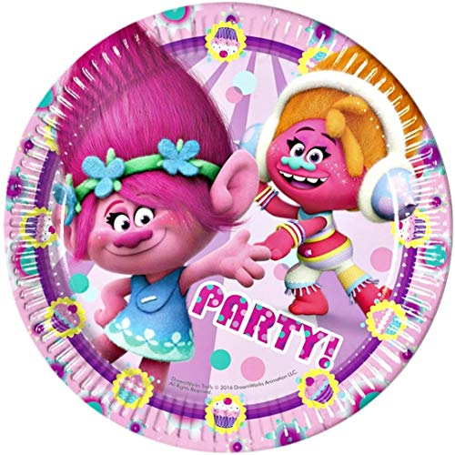 rainbowFUN.de Trolls - Kit de Fiesta, 36-Teilig