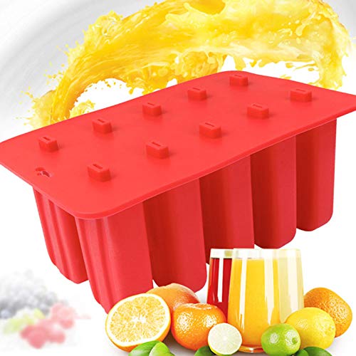 RanDal 10 Freezer Ice P-Op Lolly Maker Tray Cream Popsicle Yogurt Mold Molde Para Hacer Moldes