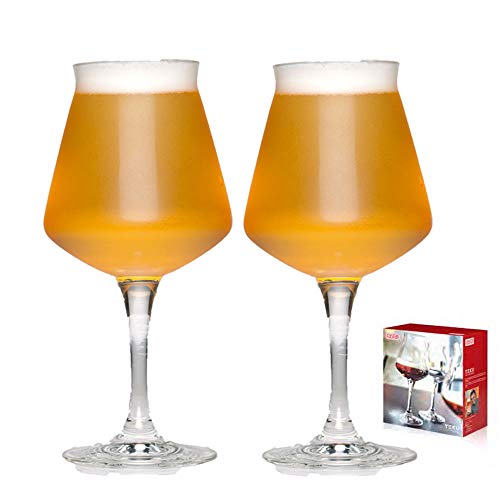 Rastal – Teku 42,5 cl. Caja de regalo – Duo Gift Box – 2 copas universales para degustación de cerveza artesanal –