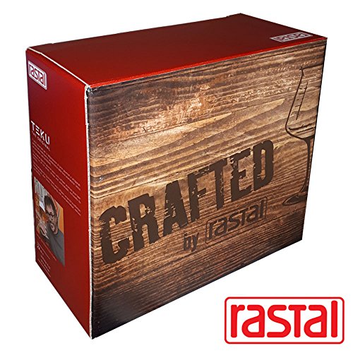 Rastal teku Duo Set Box – Juego de copas de cata cerveza artesanal – N ° 1 teku 42.5 cl & N ° 1 teku Mini 33 cl. – Gift Box 2 pz.