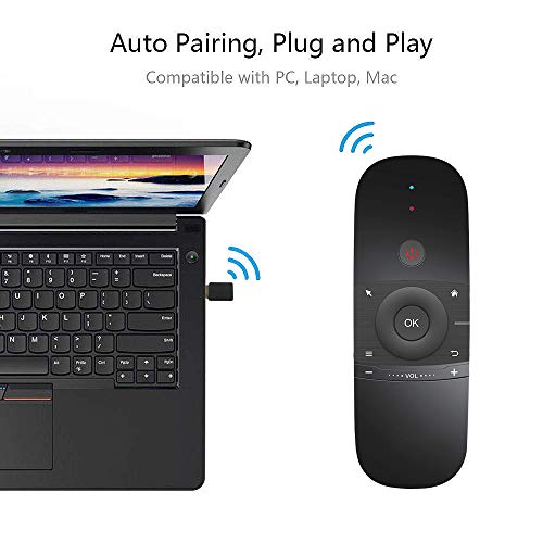 Ratón de Aire, Teclado Inalámbrico y Ratón para Android TV Box, Smart TV, Ordenador, portátil, proyector, HTPC, IPTV, Reproductor Multimedia