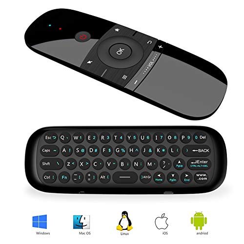 Ratón de Aire, Teclado Inalámbrico y Ratón para Android TV Box, Smart TV, Ordenador, portátil, proyector, HTPC, IPTV, Reproductor Multimedia