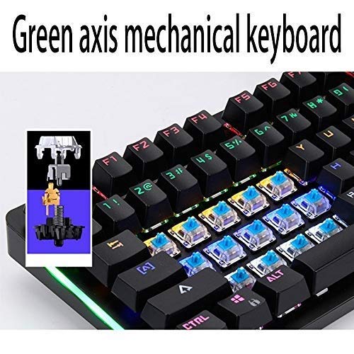 Ratón inalámbrico y combo de teclado de la computadora teclado ratón inalámbrico, teclado y ratón, Incluye interfaz / frío Efecto de luz teclado de color completo del juego mecánico periférico USB, ba