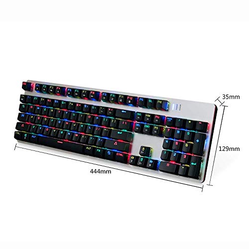 Ratón inalámbrico y combo de teclado de la computadora teclado ratón inalámbrico, teclado y ratón, Incluye interfaz / frío Efecto de luz teclado de color completo del juego mecánico periférico USB, ba