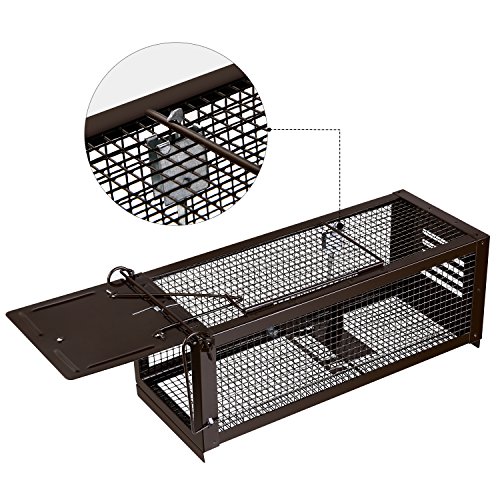 RatzFatz Trampa para ratas Profesional XL 32 x 13 x 13 cm, Sensibilidad ajustable, ideal Para Atrapar Ratones, Ratas y Otros Animales Pequeños Sin matarlos, Humanitario y Reutilizable