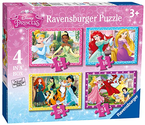 Ravensburger Princesas Disney - Puzzle 4 en la Caja 07397 9