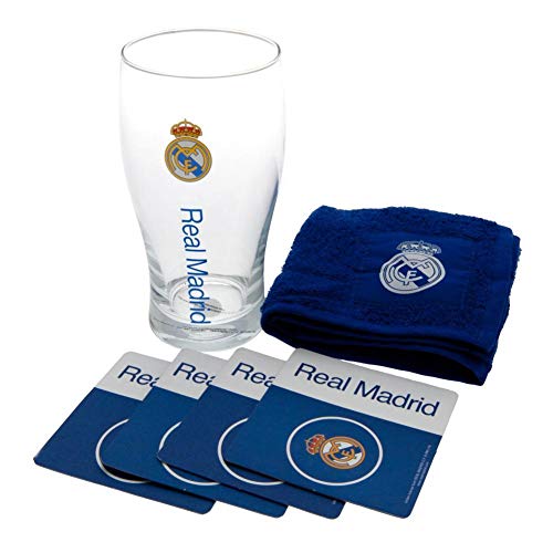 Real Madrid FC - Set oficial de minibar (Talla Única) (Azul)