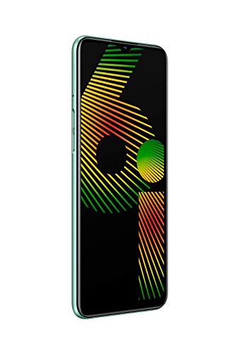 realme 6I – Smartphone de 6.5”, 4 GB RAM + 128 GB de ROM, Procesador Helios G80, Cuádruple Cámara AI 48MP, Dual Sim - Color Green Tea [Versión Española, compatible con Portugal]