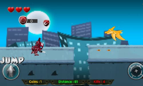 Red Rangers Robot VS Dinosaurs