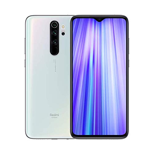 Redmi Note 8 Pro– Smartphone con Pantalla 6,53" FullHD+ (Cuatro cámaras de 64 + 8 + 2 + 2 MP, Frontal 20 MP, 4500 mAh, Jack de 3,5 mm, MTK Helio G90T Octa-Core, 6 + 128 GB) Blanco [Versión española]