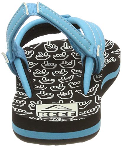 Reef Little Ahi, Chanclas para Niños, Multicolor (Shaka Glow Skg), 19/20 EU