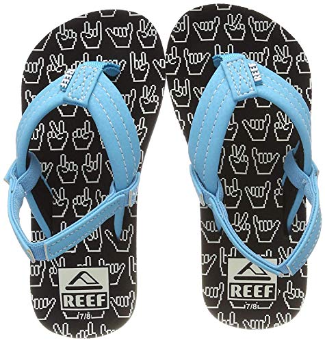 Reef Little Ahi, Chanclas para Niños, Multicolor (Shaka Glow Skg), 19/20 EU