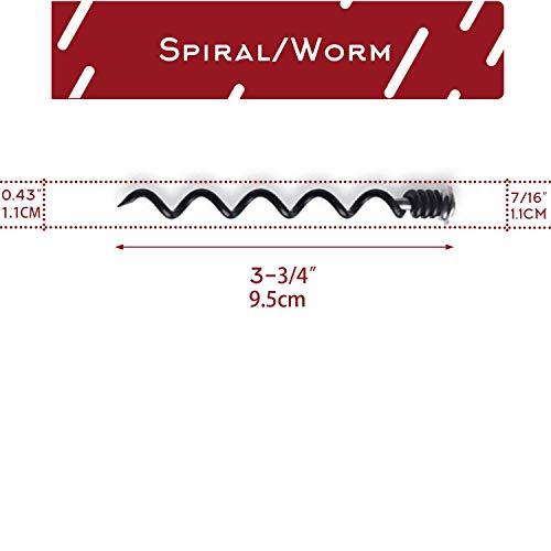 Reemplazo sacacorchos espiral/gusano para abrebotellas de vino