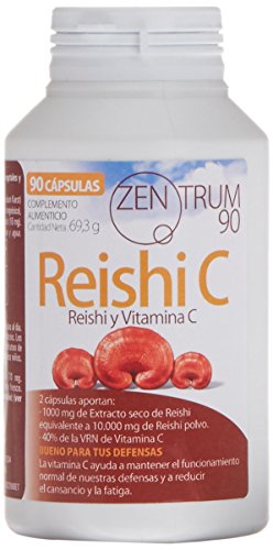 Reishi con vitamina C – Suplemento alimenticio de Reishi para aliviar y reforzar las defensas de nuestro cuerpo – 90 cápsulas