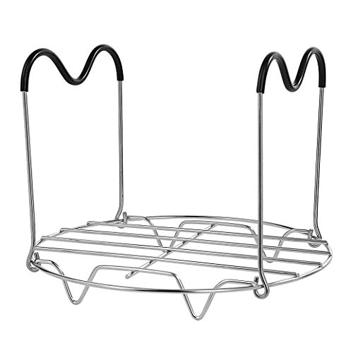 Rejilla de vapor Soporte de Acero Inoxidable Cocina Steamer Rack Soporte de Alimentos Estantes Soportes para 6 qt 8 qt