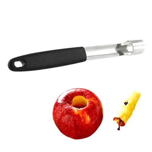 Rekkles Apple de la Fruta de pera Corer removedor de Acero Rosca fácil Core Semilla Herramienta Casa Cocina Pitter Remover