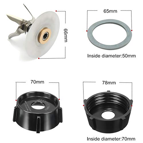 Rekkles Reemplazo para Oster Osterizer Batidora Exprimidor Corte de Base Junta de la Tapa Inferior de Piezas de Repuesto