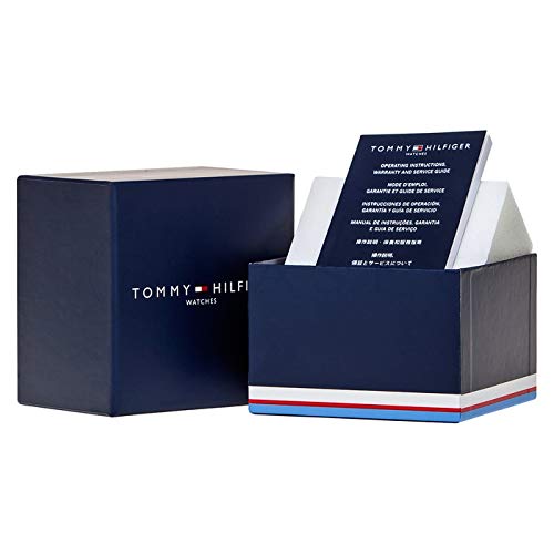 Reloj para hombre Tommy Hilfiger 1791137, mecanismo de cuarzo, diseño con varias esferas, correa de piel.