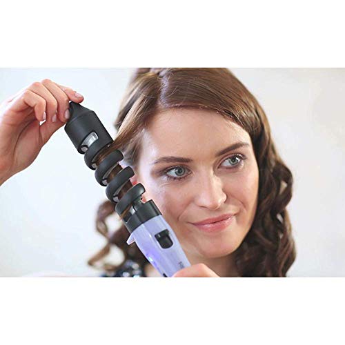 Remington Dual Curl CI63E1 - Rizador de pelo, Pinza de 19 a 31 mm, Cerámica, Hasta 200 ˚C, Morado y Negro